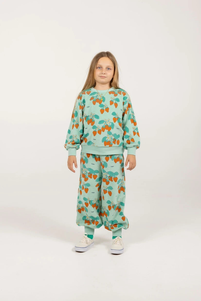 Tinycottons - Strawberries cotton terry sweatshirt