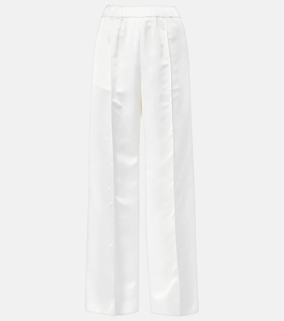 Jil Sander - High-rise satin wide-leg pants