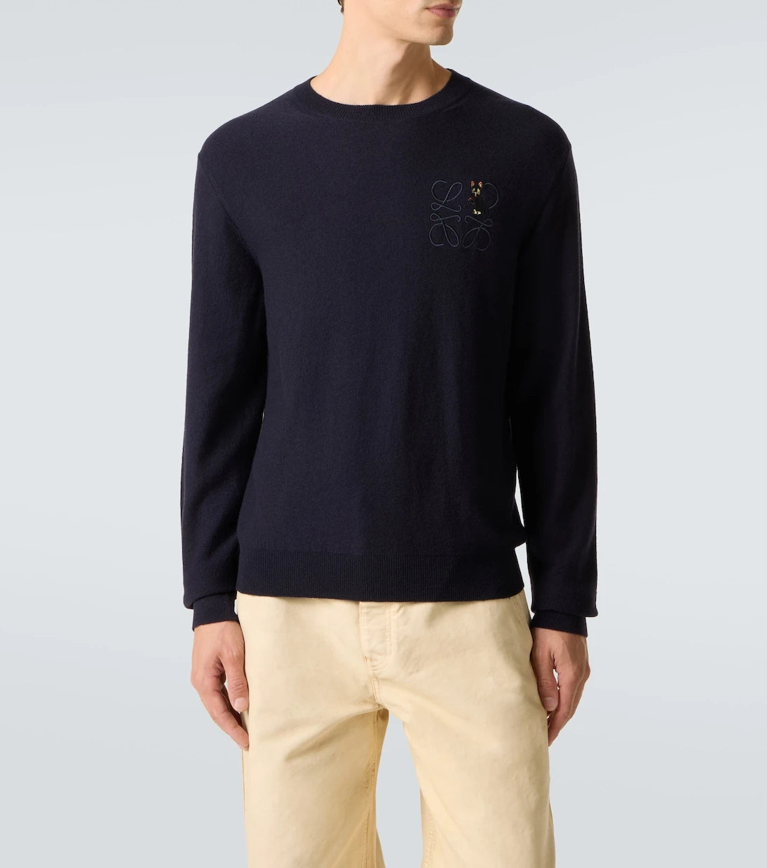 Loewe - x Louis Wain Anagram wool-blend sweater