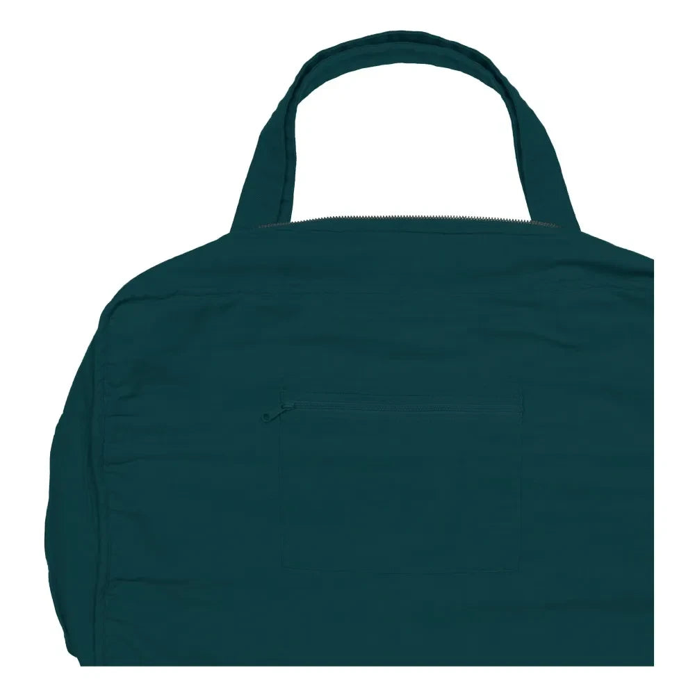 Numero 74 - Organic Cotton Weekend Bag  | Teal Blue S022