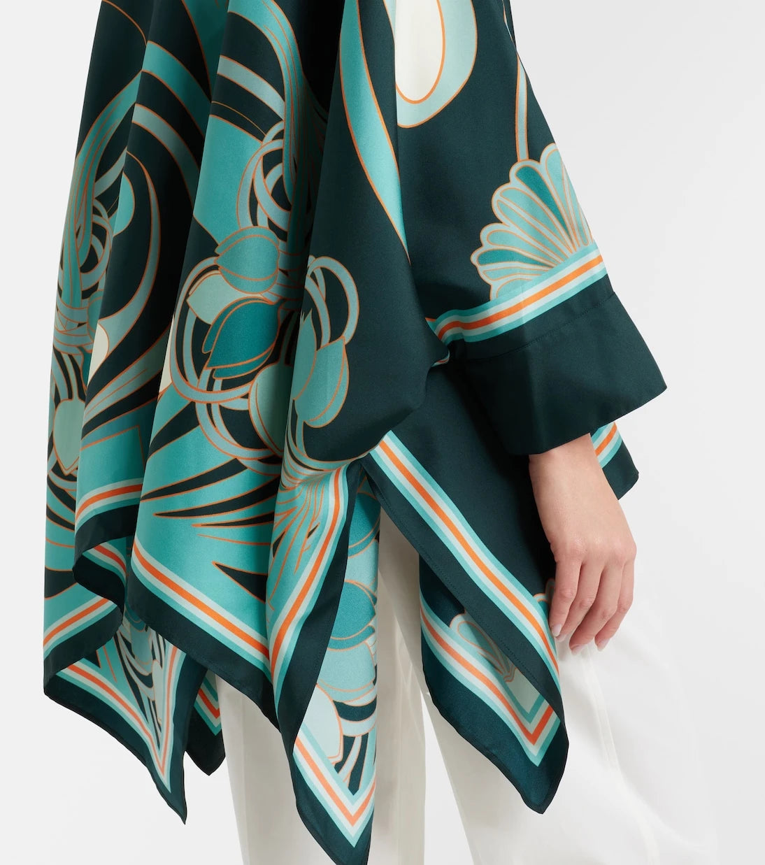 La DoubleJ - Foulard printed silk twill shirt