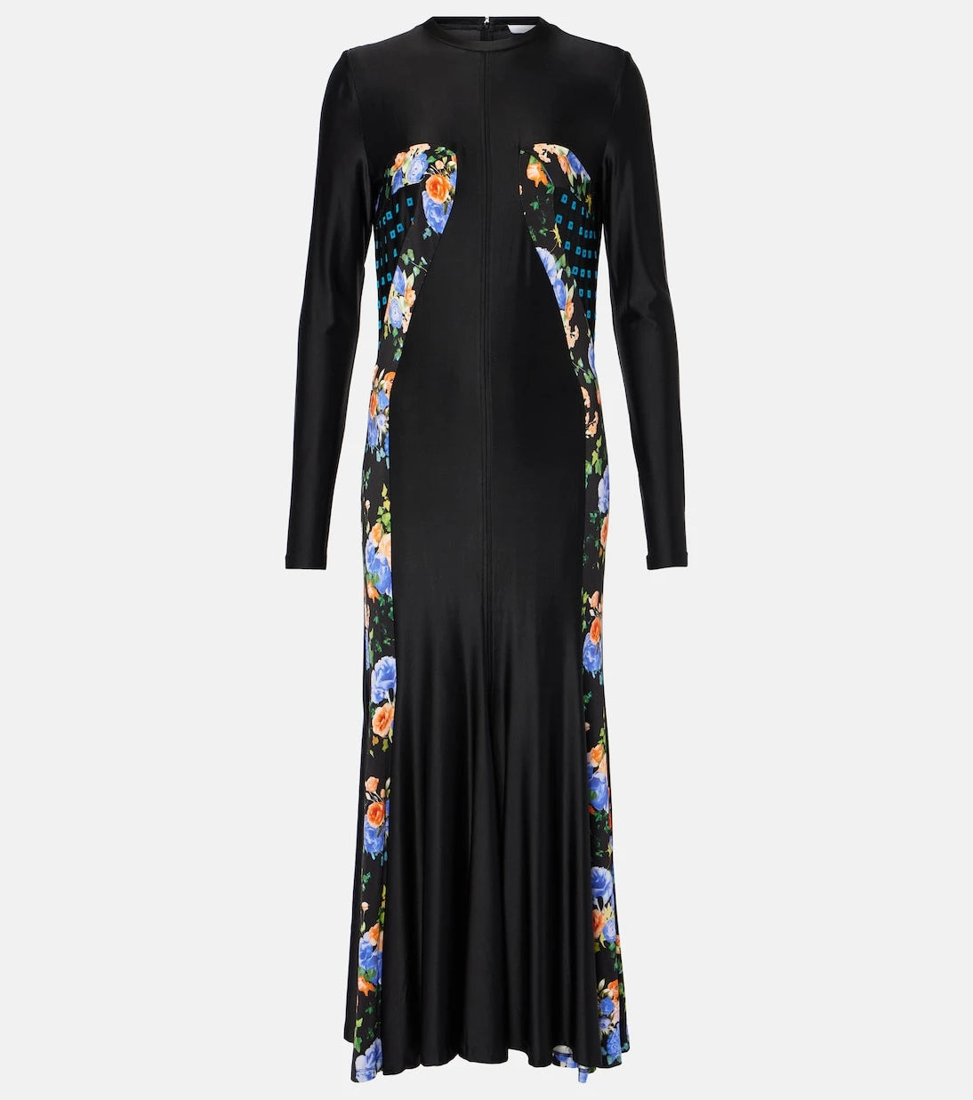 Rabanne - Floral jersey maxi dress