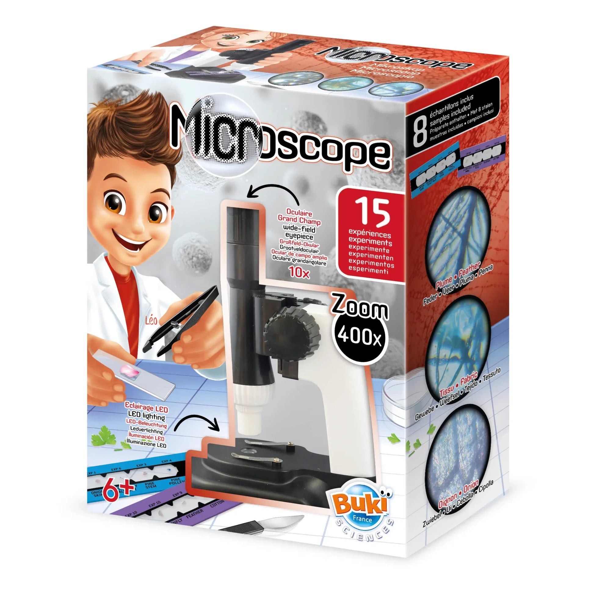 Buki - 15-experiment Microscope