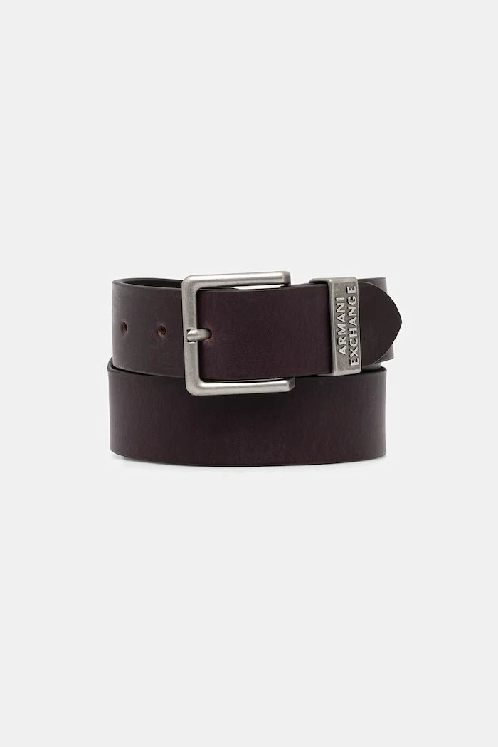 Armani Exchange Erkek Deri Kemer
