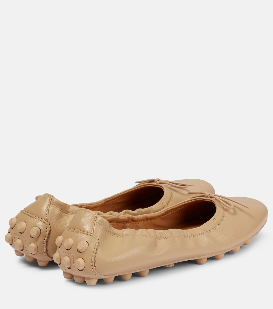 Tod's - Bubble leather ballet flats