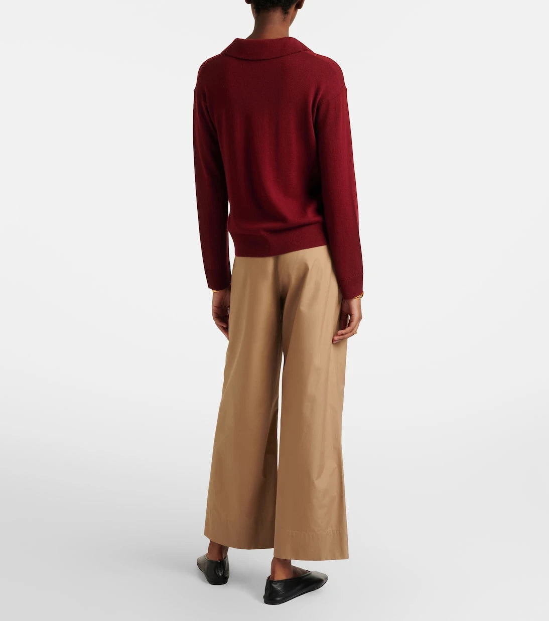 'S Max Mara - Argento cotton culottes