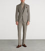 Grey Wool Donegal Tweed Bourdon Blazer