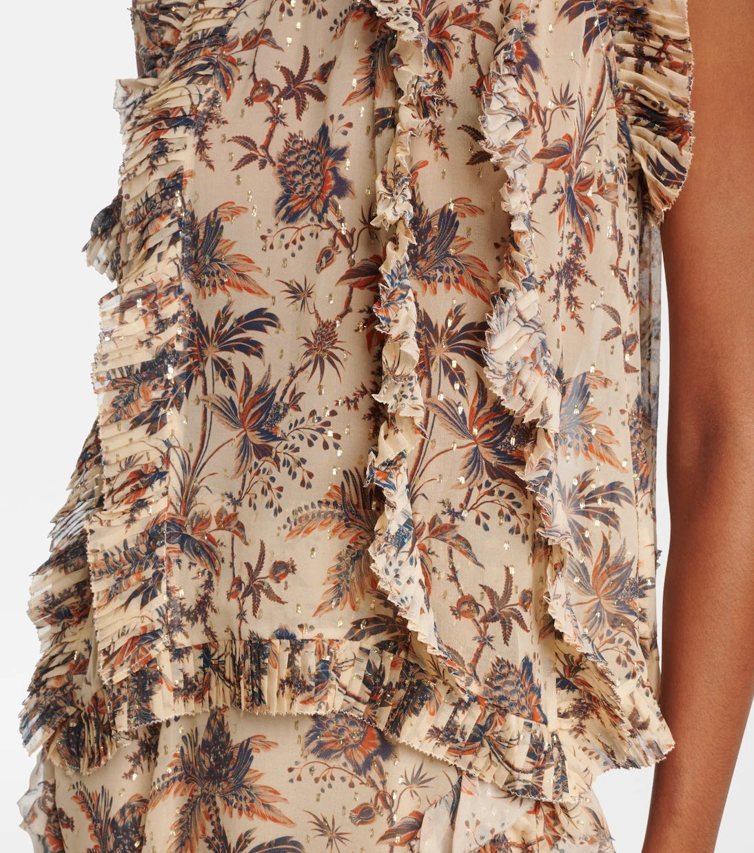 Ulla Johnson - Sabra printed silk-blend chiffon top