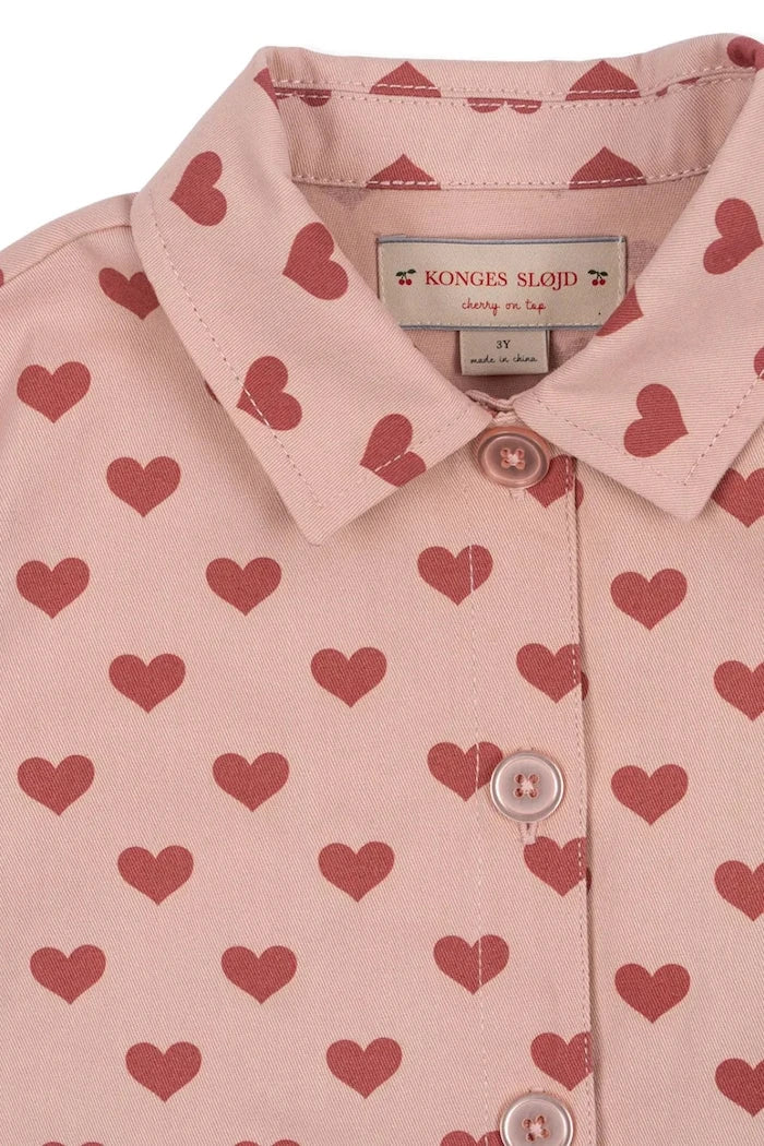 Konges Sløjd FEN SHIRT JACKET GOTS Çocuk Pamuk Ceket