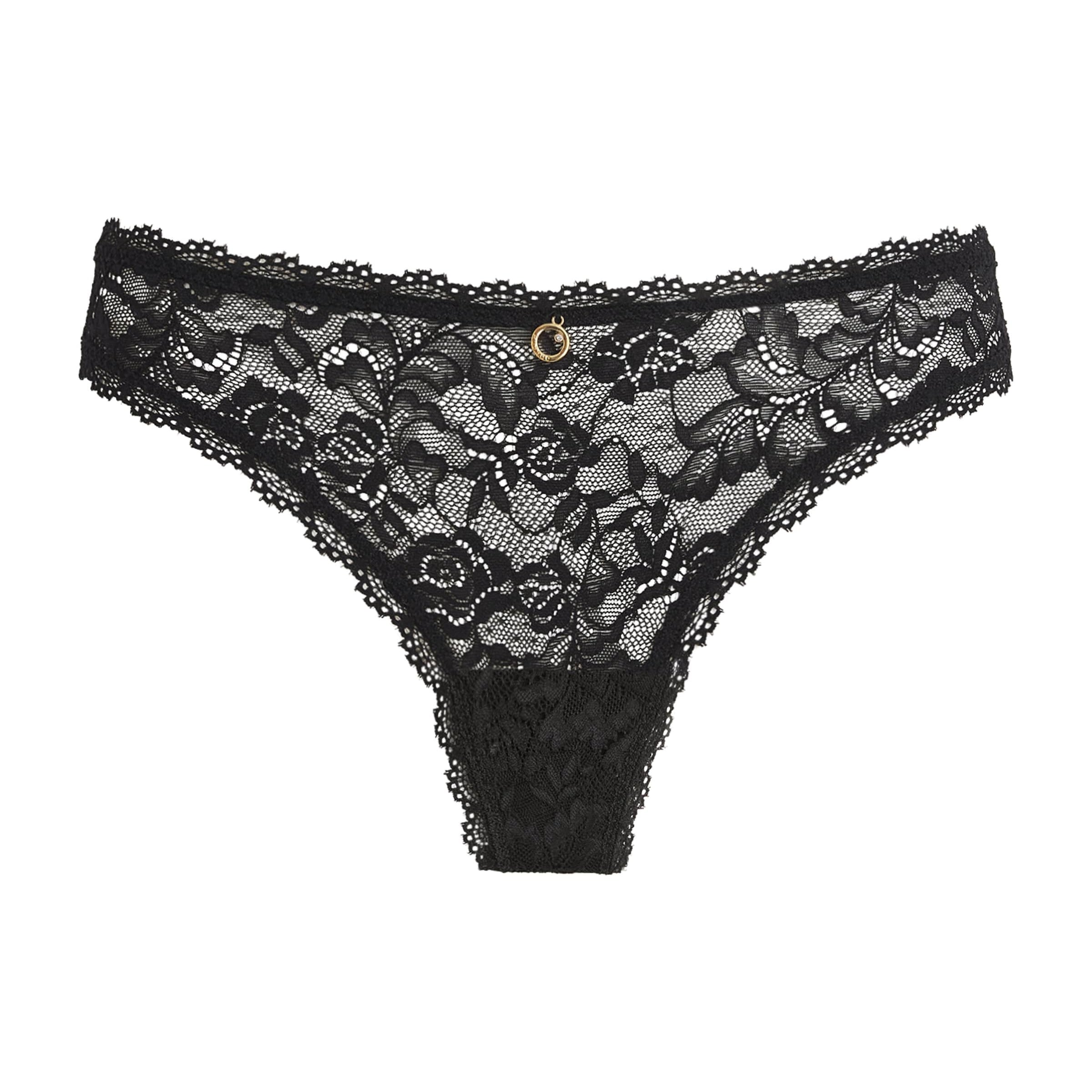 Black Lace Rosessence Tanga