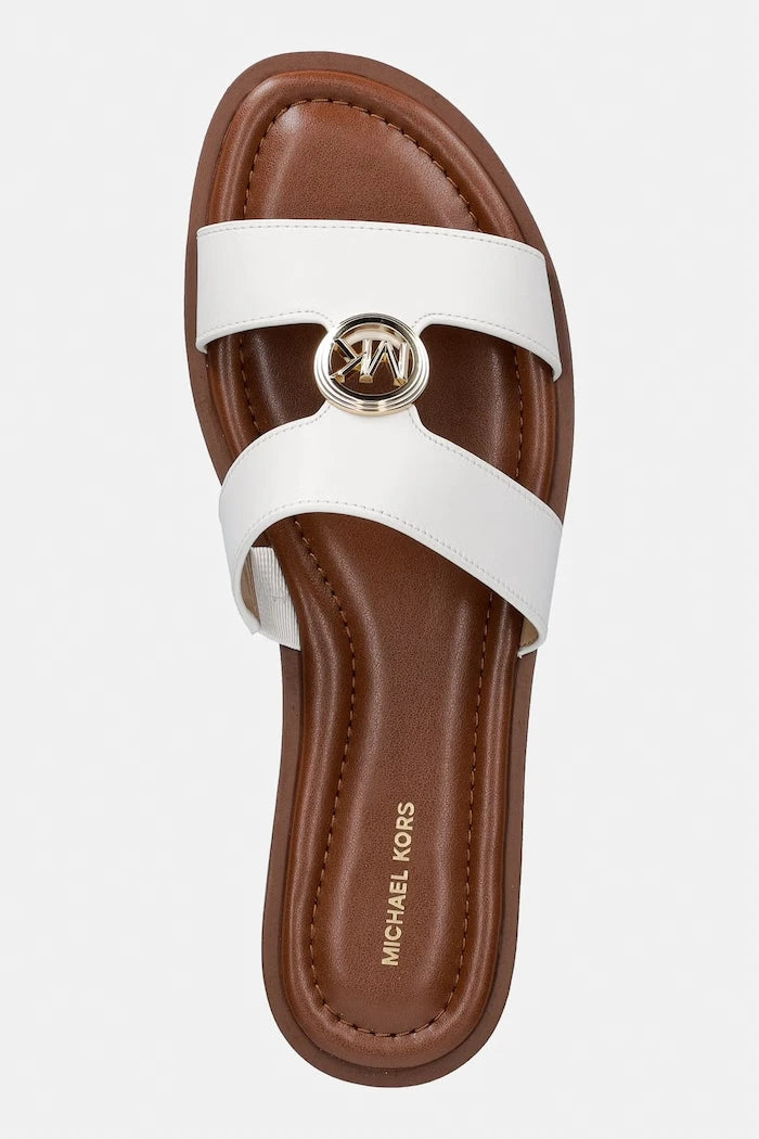 MICHAEL Michael Kors Джапанки женски кожени Erin Flat Sandal