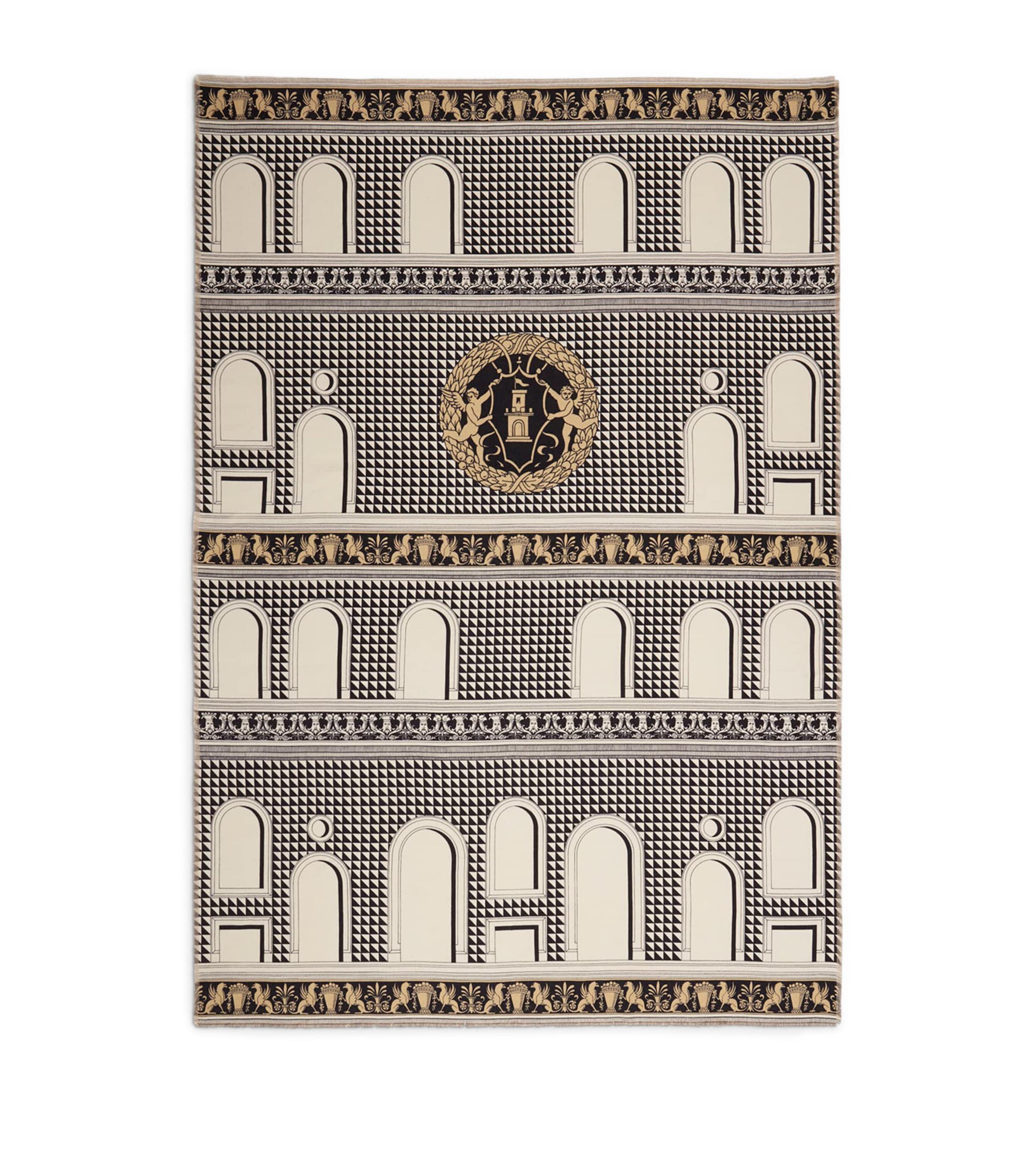 Fornasetti Plaid Facciata Throw (140cm x 200cm)