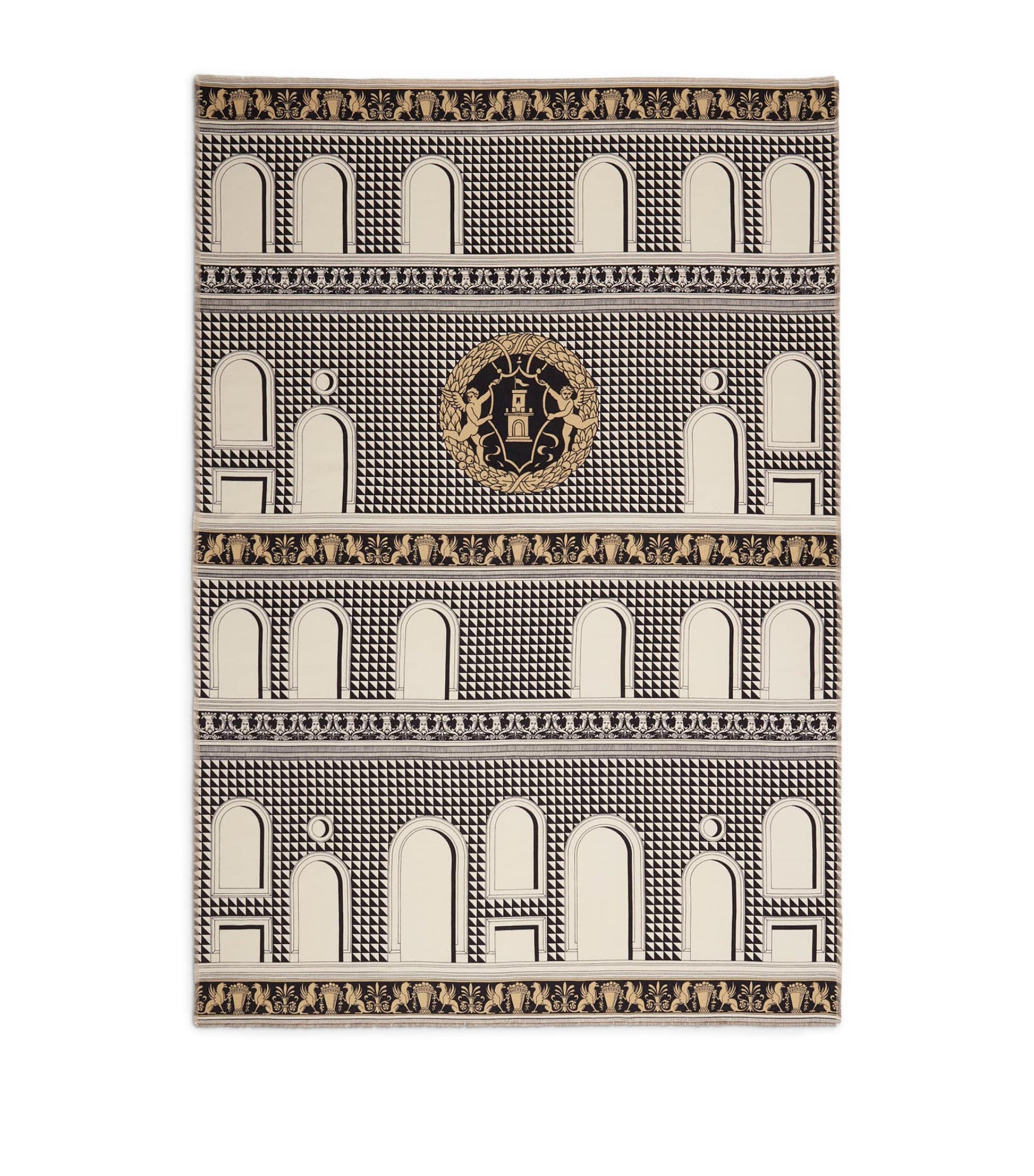 Fornasetti Plaid Facciata Throw (140cm x 200cm)