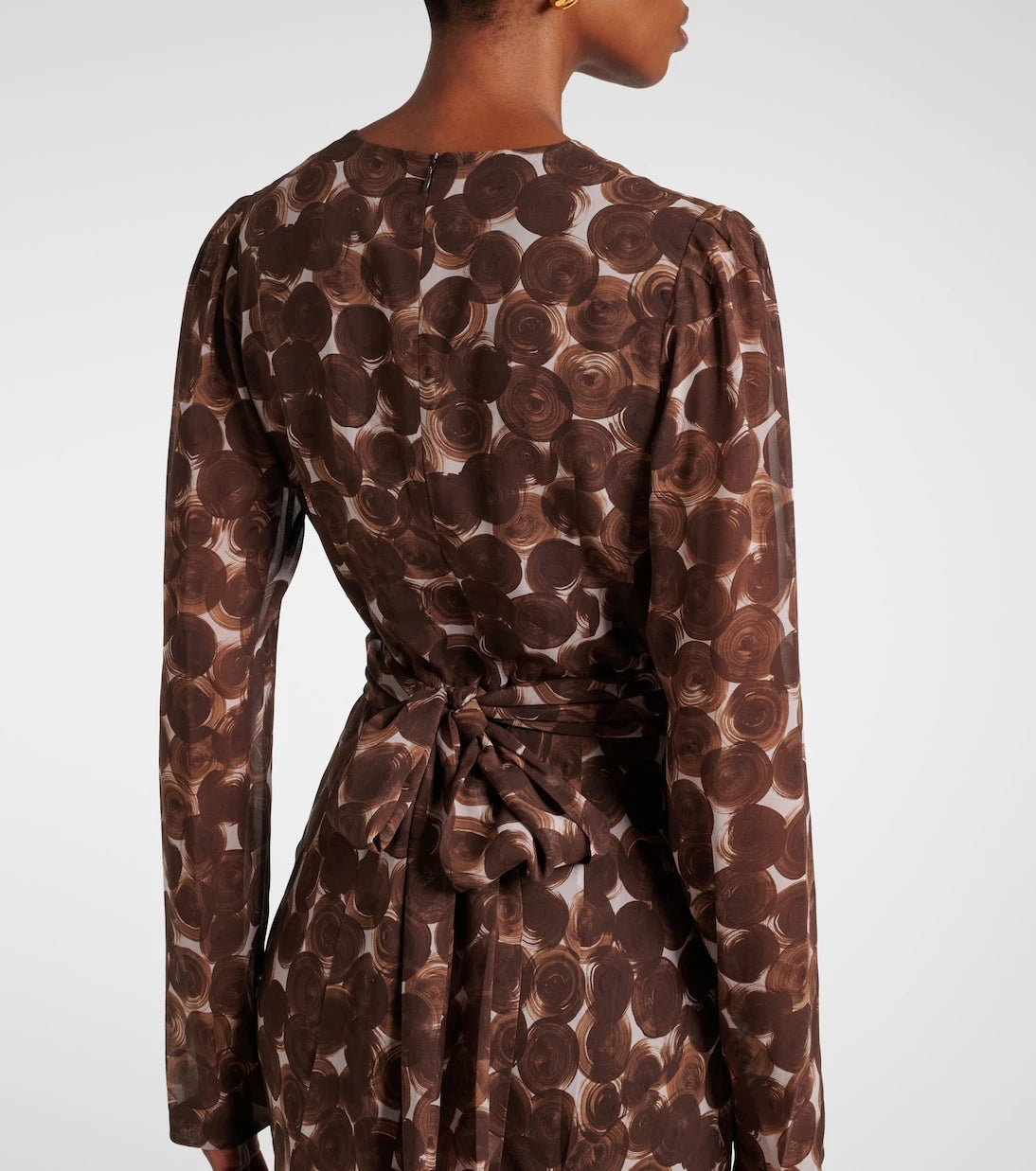 Dries Van Noten - Printed silk gown
