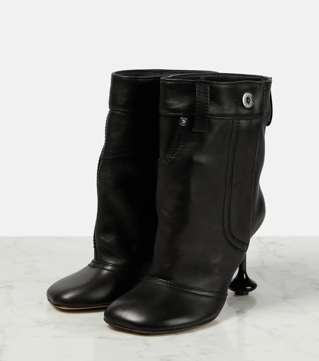 Loewe - Toy leather ankle boots