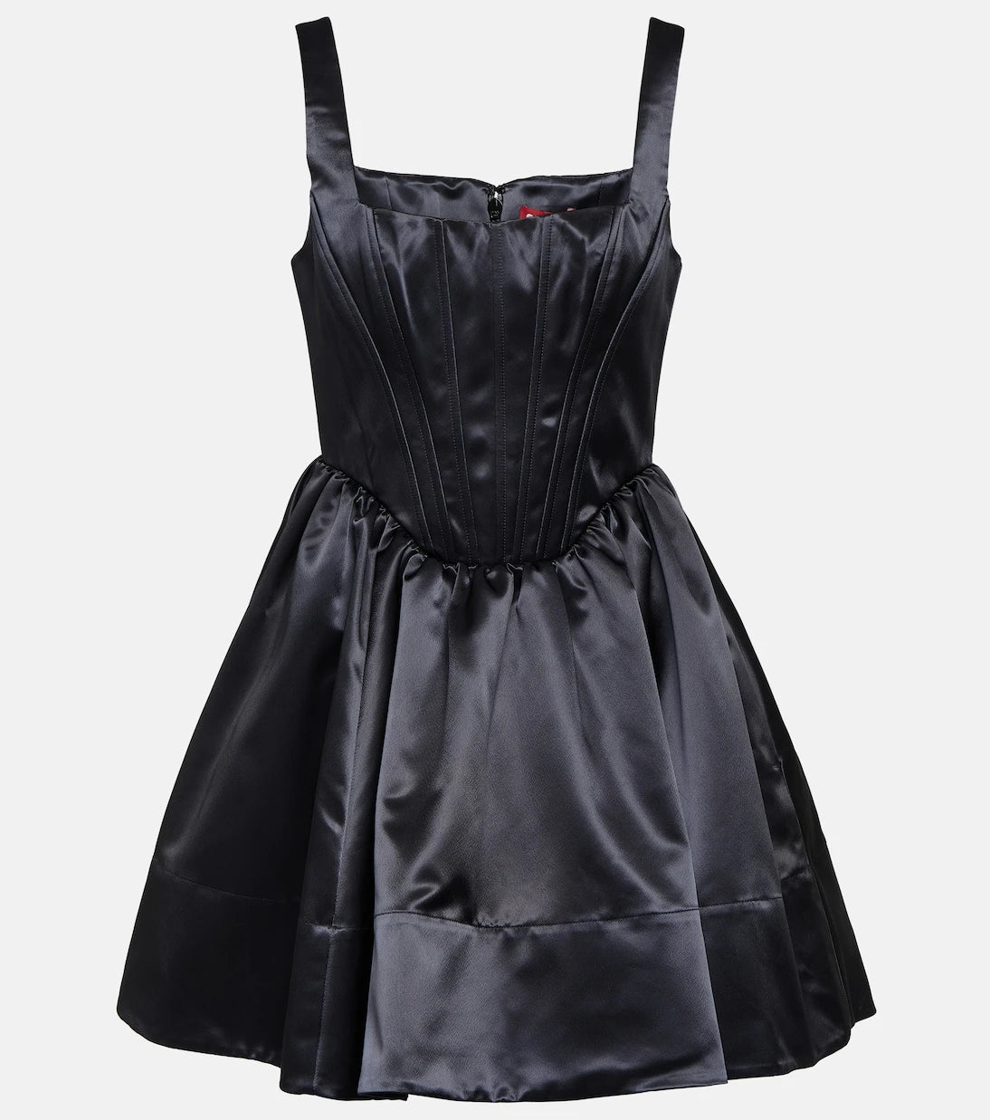 Staud - Landscape satin minidress