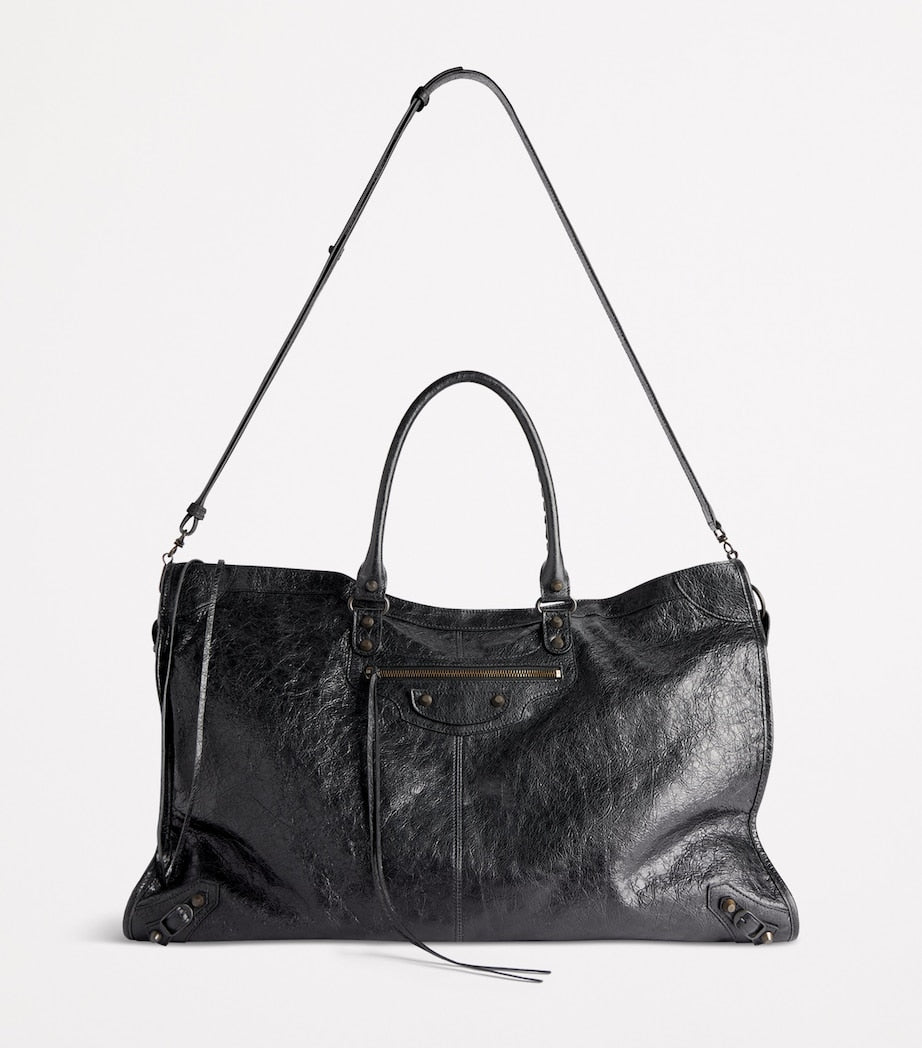 Leather Le City Travel Top-Handle Bag