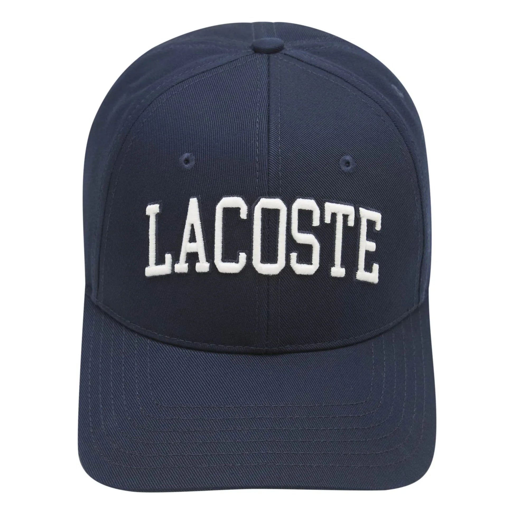 Lacoste - Wordmark Logo organic cotton cap | Navy blue