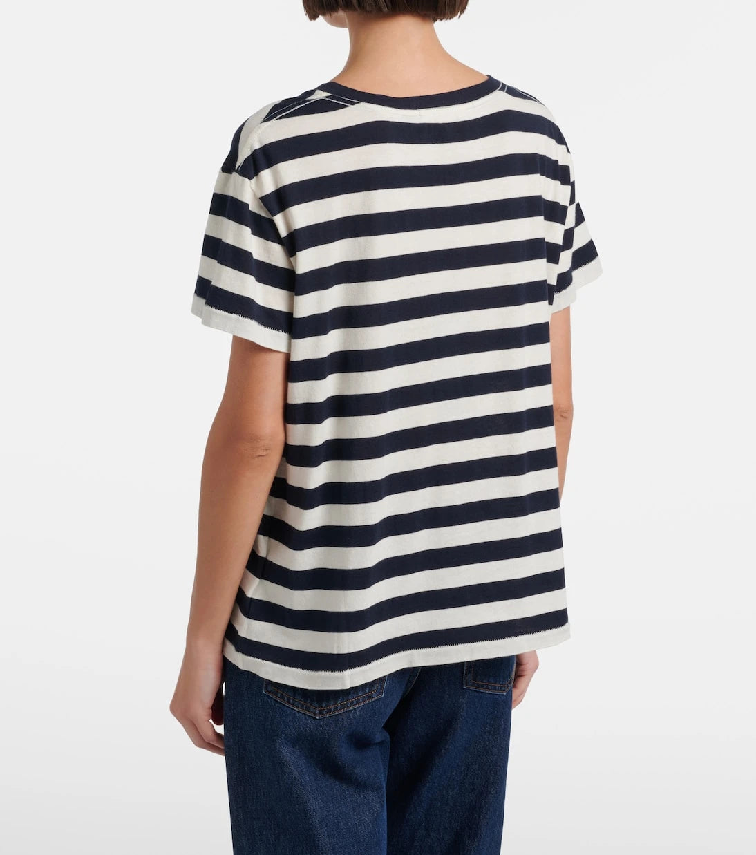 Nili Lotan - Brady striped cotton T-shirt