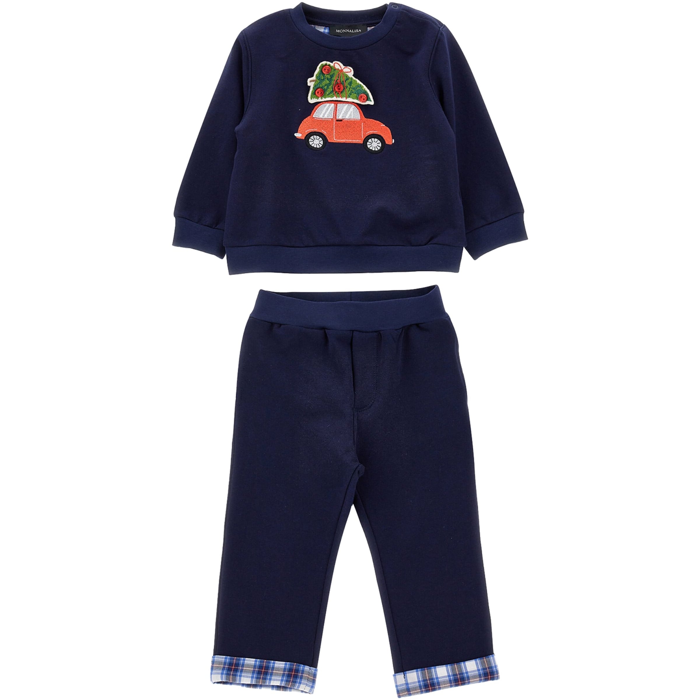 Christmas Car Tracksuit (6-24 Months) BLU SCURO