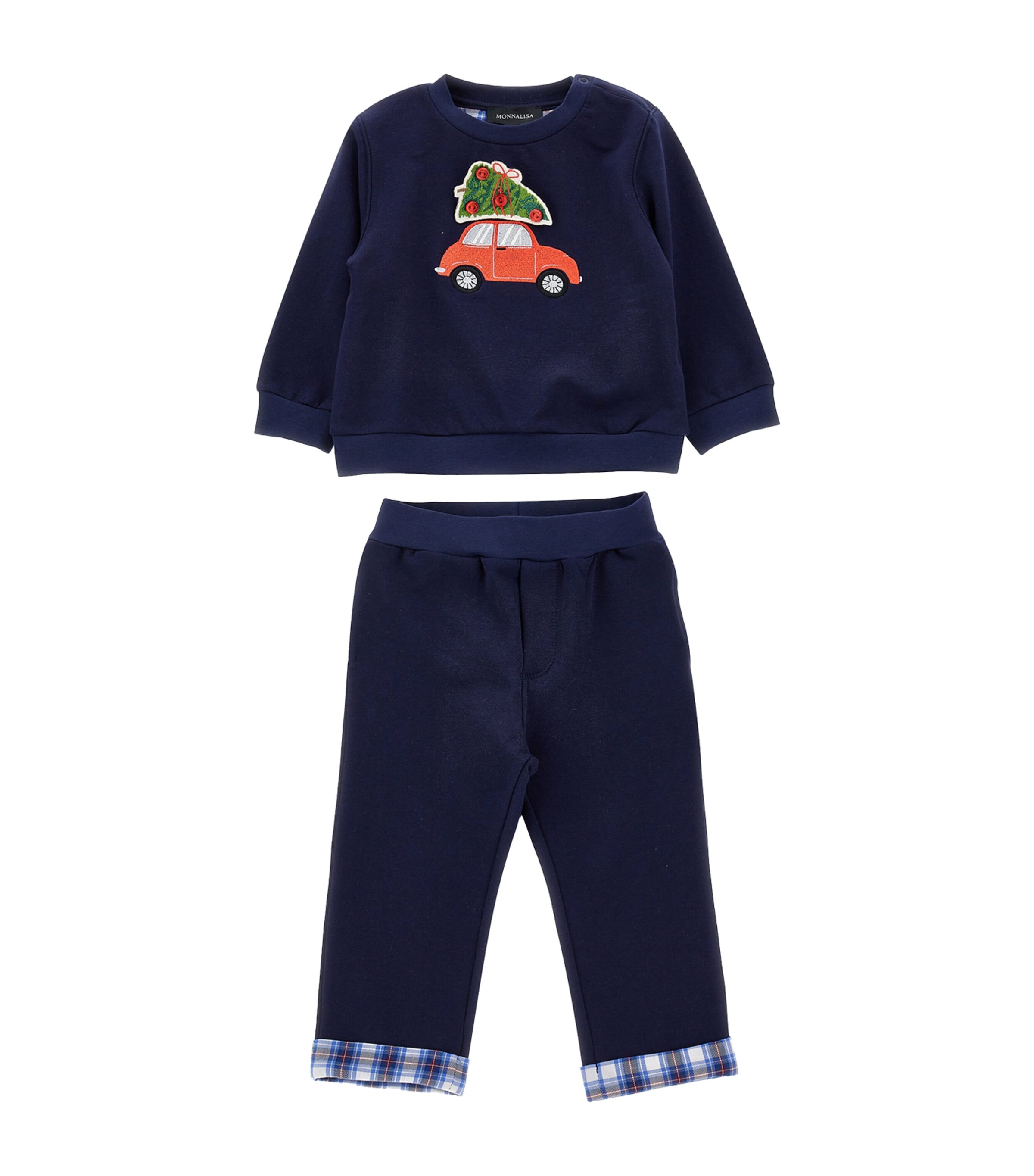 Christmas Car Tracksuit (6-24 Months) BLU SCURO