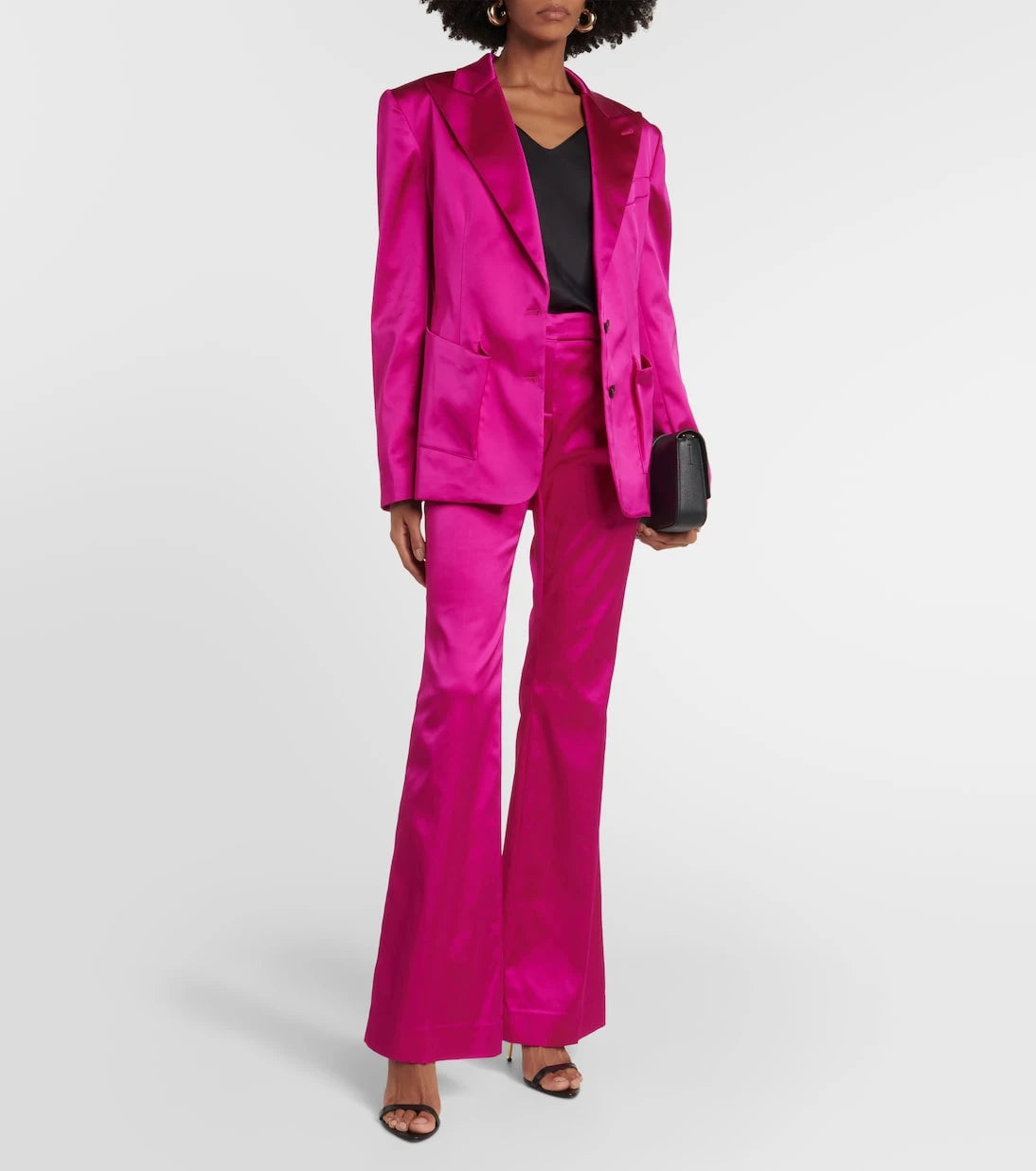 Tom Ford - Low-rise flared satin pants