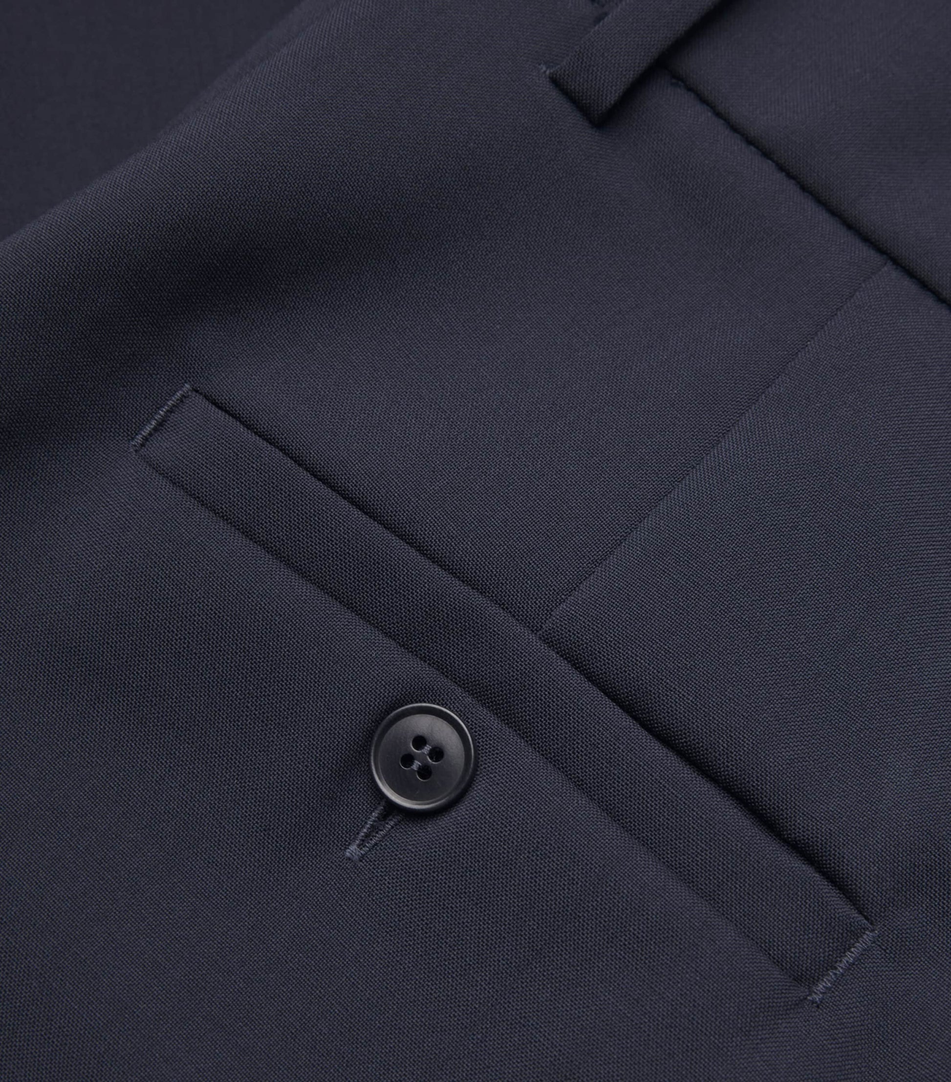 Weekend Max Mara Blue Virgin Wool Wide-Leg Trousers