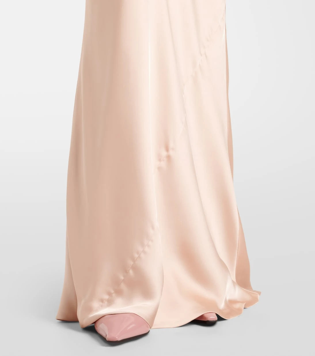 Norma Kamali - Draped satin gown