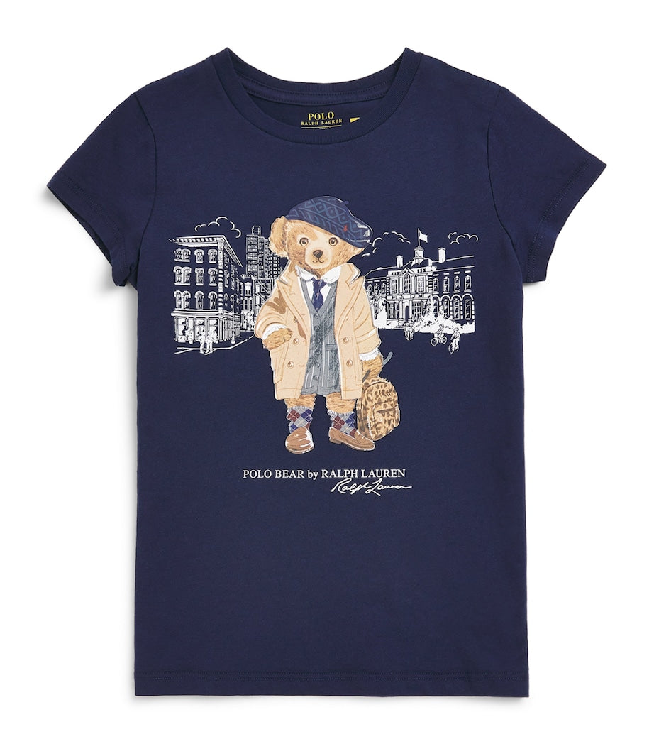 Ralph Lauren Kids Landscape Bear Graphic T-Shirt (2-7 Years)