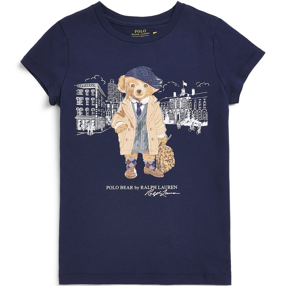 Ralph Lauren Kids Landscape Bear Graphic T-Shirt (2-7 Years)