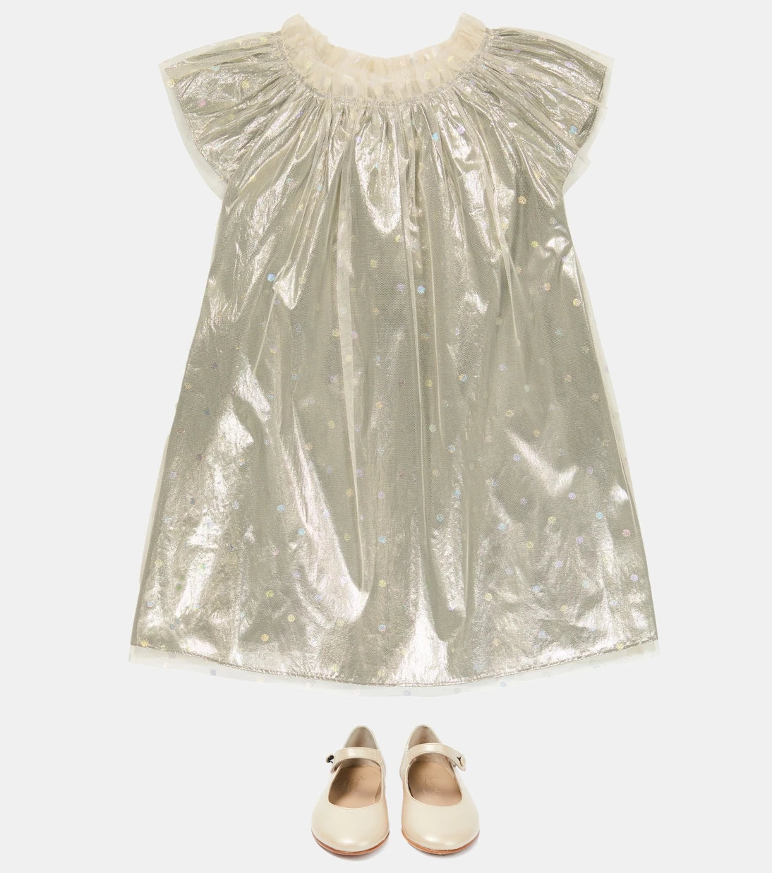 Bonpoint - Charlotte sequined tulle dress