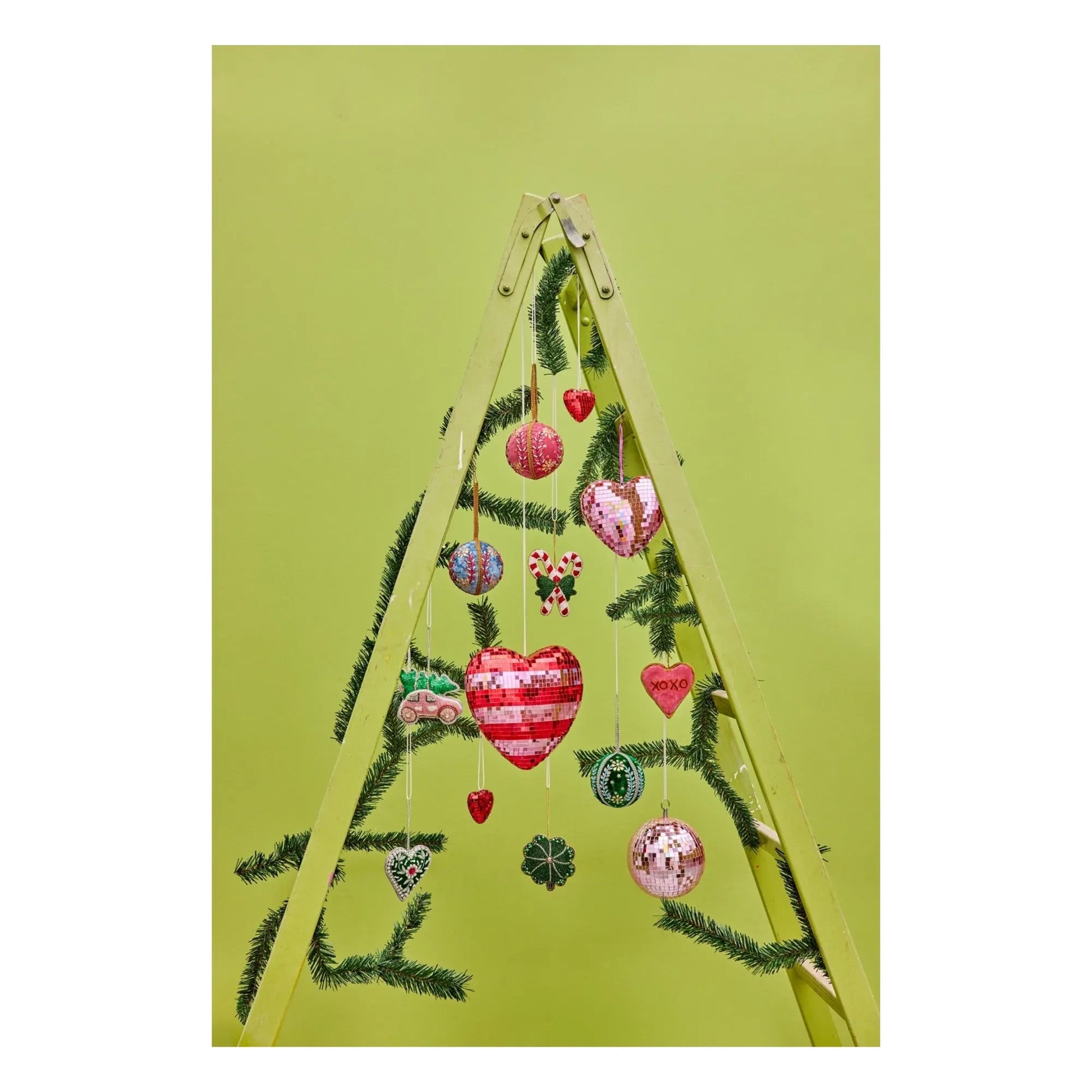 Rice - Heart faceted ball | Pink
