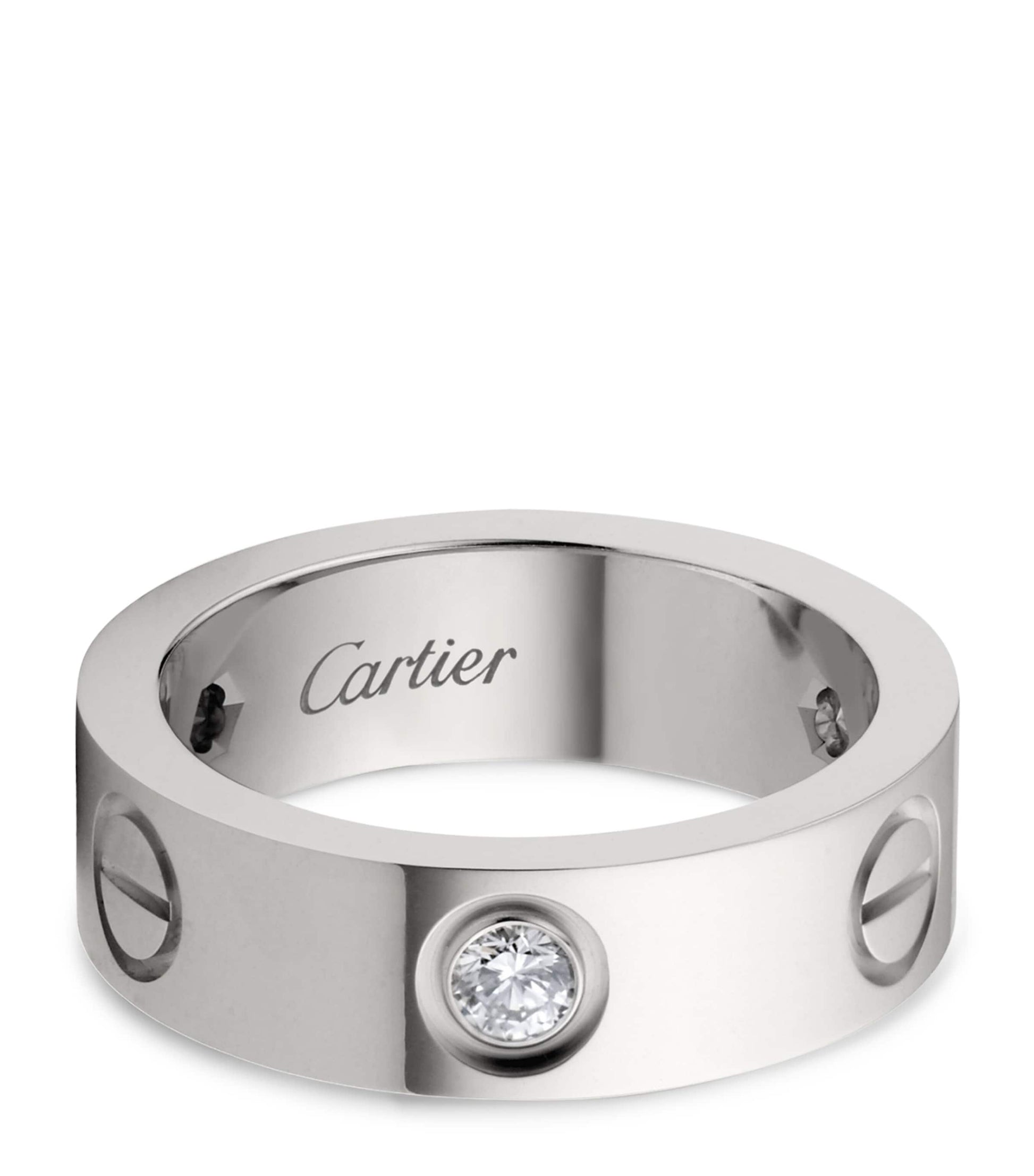 Cartier White Gold and Diamond LOVE Ring