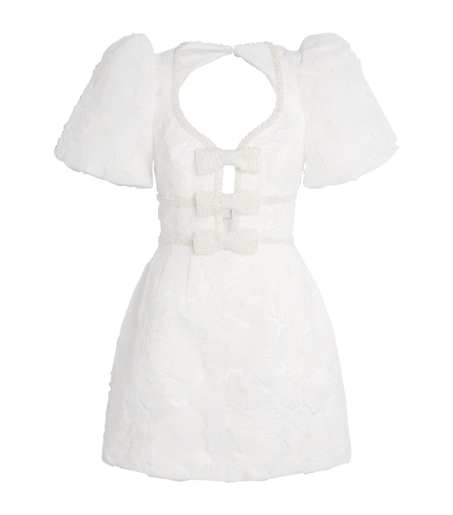 Rebecca Vallance Bow-Detail Deliah Mini Dress