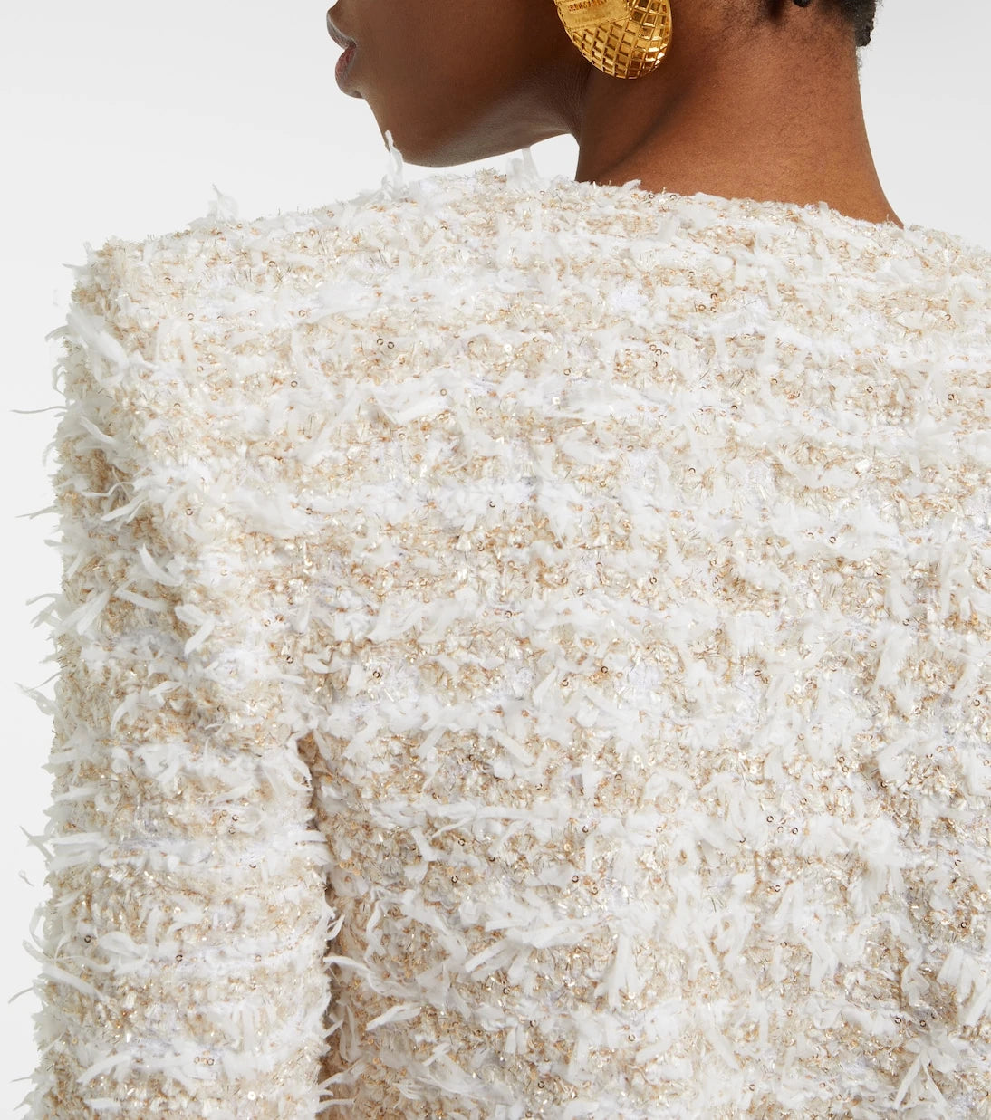 Balmain - Cropped tweed jacket