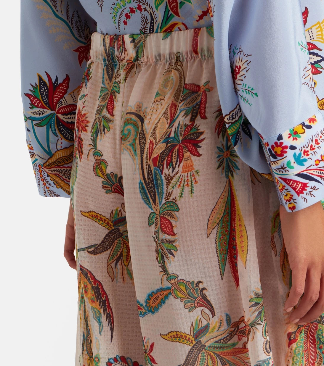 Etro - Printed maxi skirt
