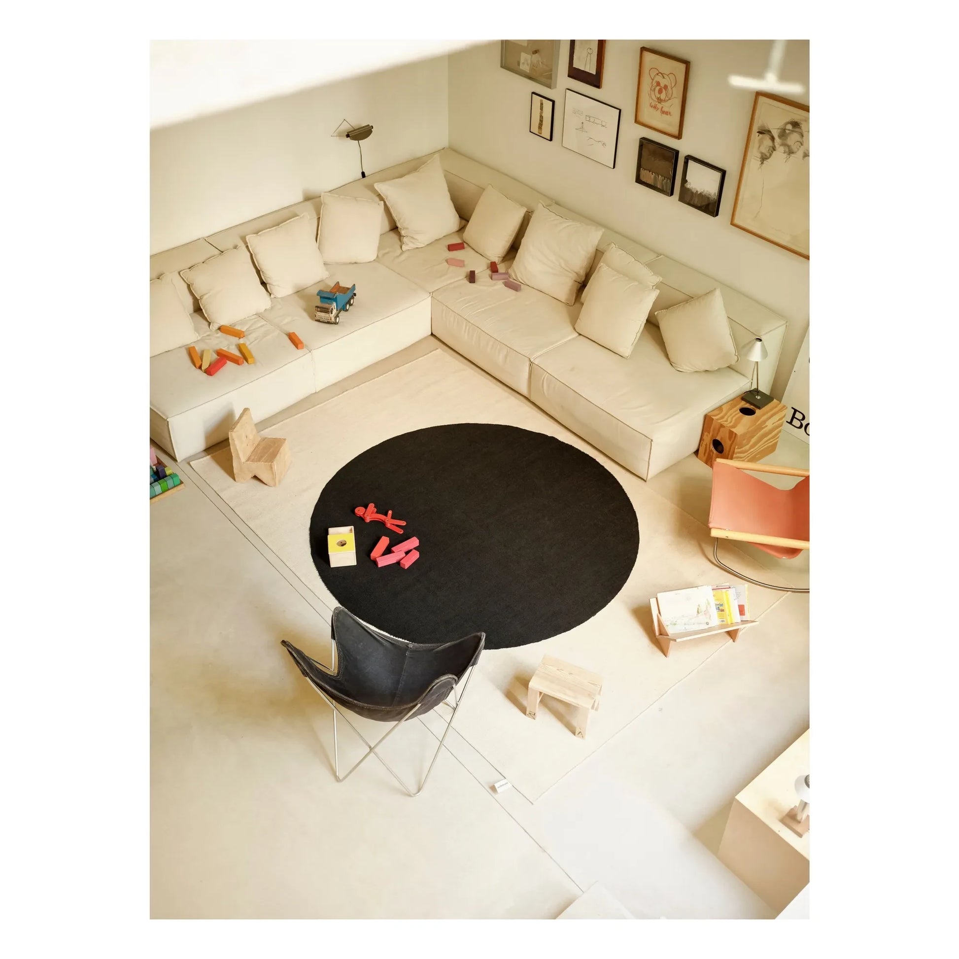 Nanimarquina - Topo rug, Marc Morro | Black