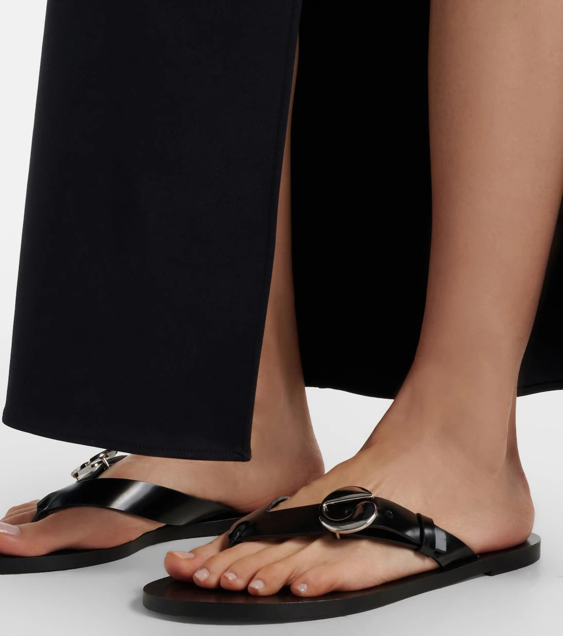 Coperni - Logo leather thong sandals