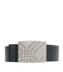 Burberry Leather Check Reversible Belt