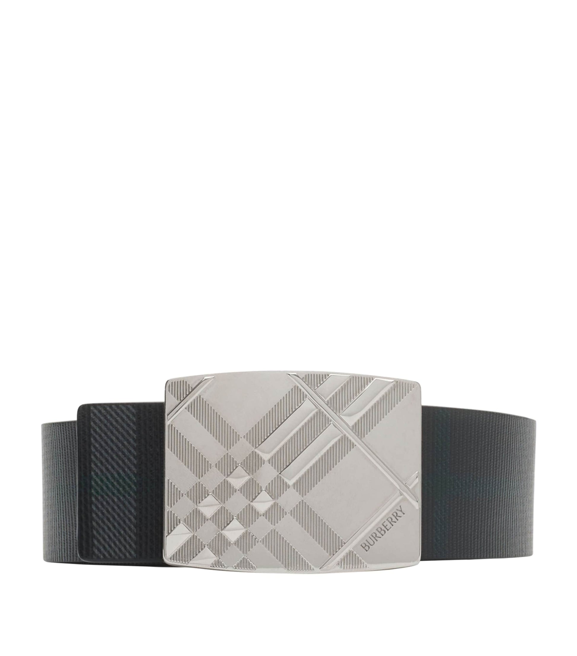 Burberry Leather Check Reversible Belt