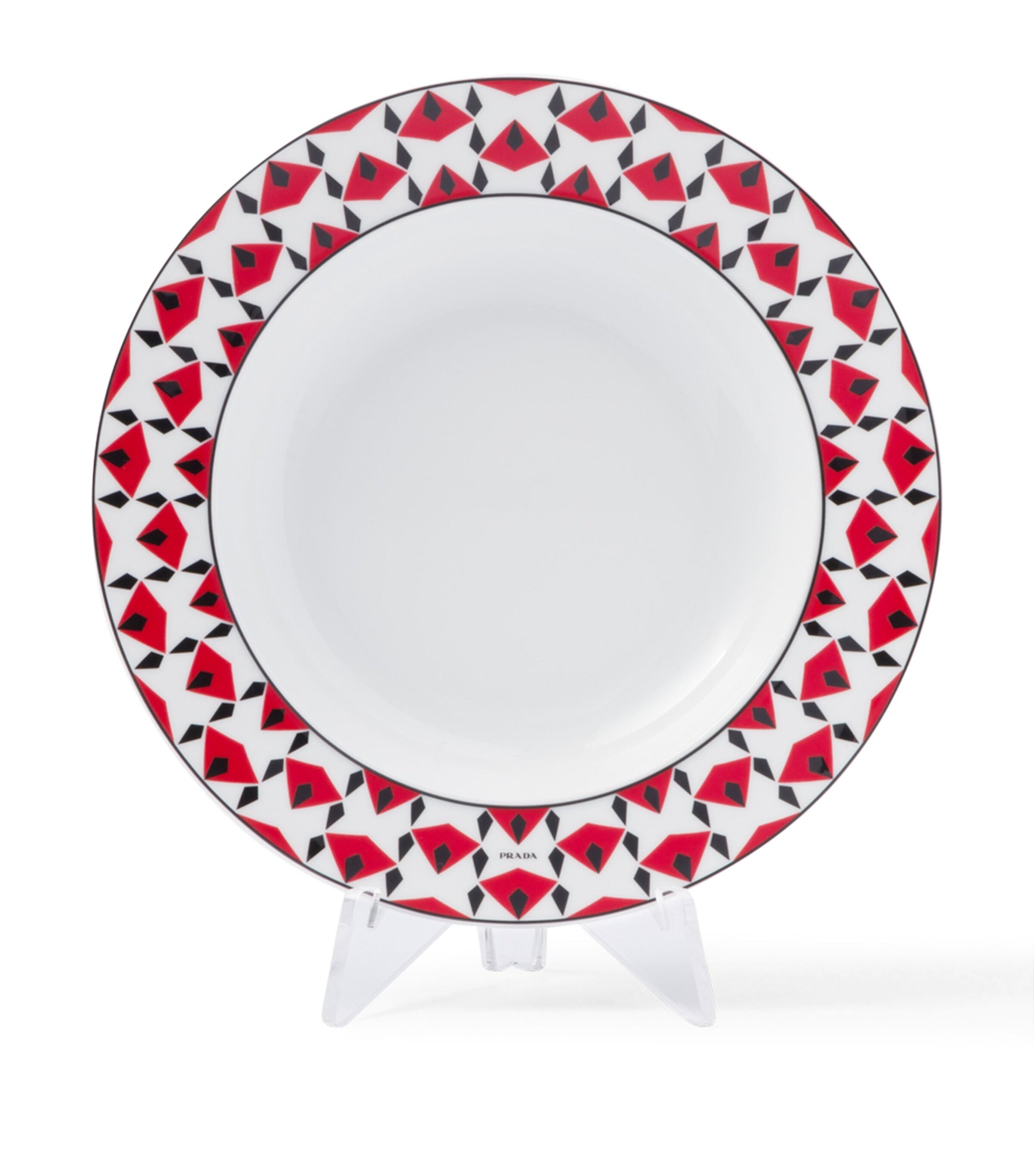 Set of 2 Porcelain Vienna Soup Plates (22cm)