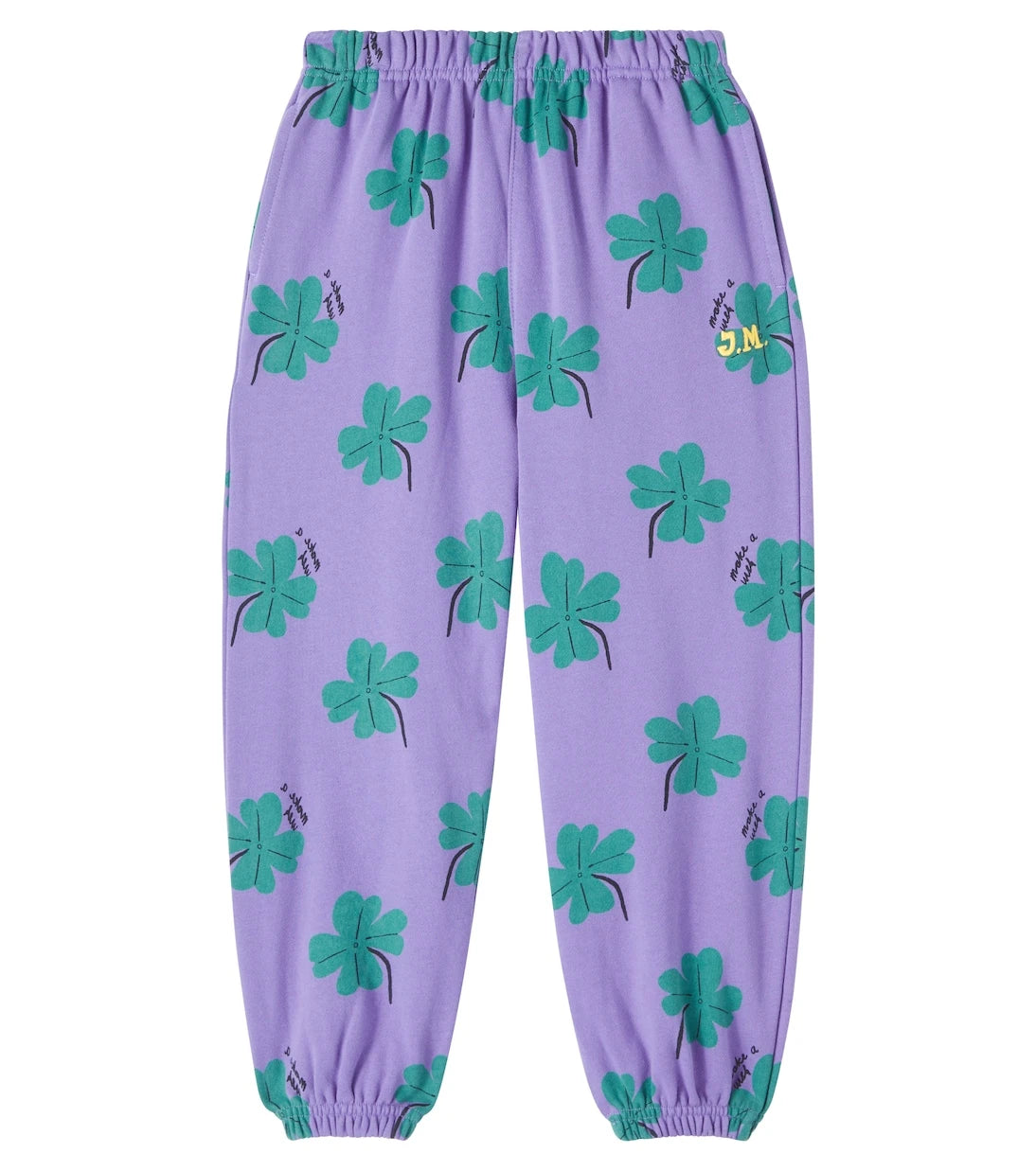 Jellymallow - Lucky Clover cotton jersey sweatpants