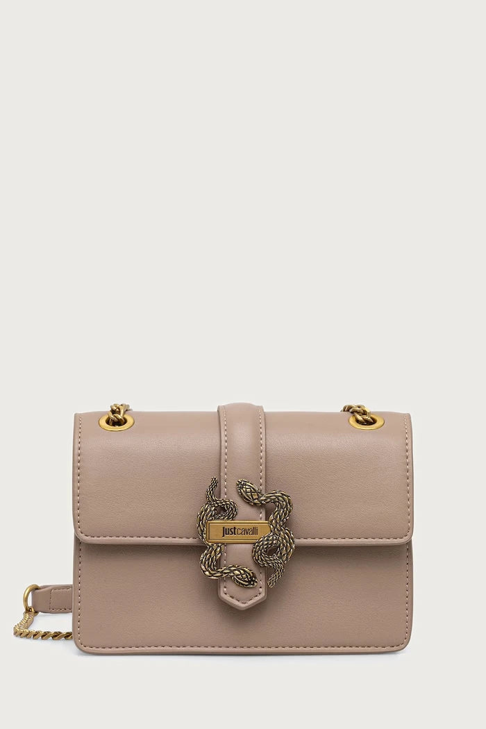 Just Cavalli suni deri kadın crossbody çanta