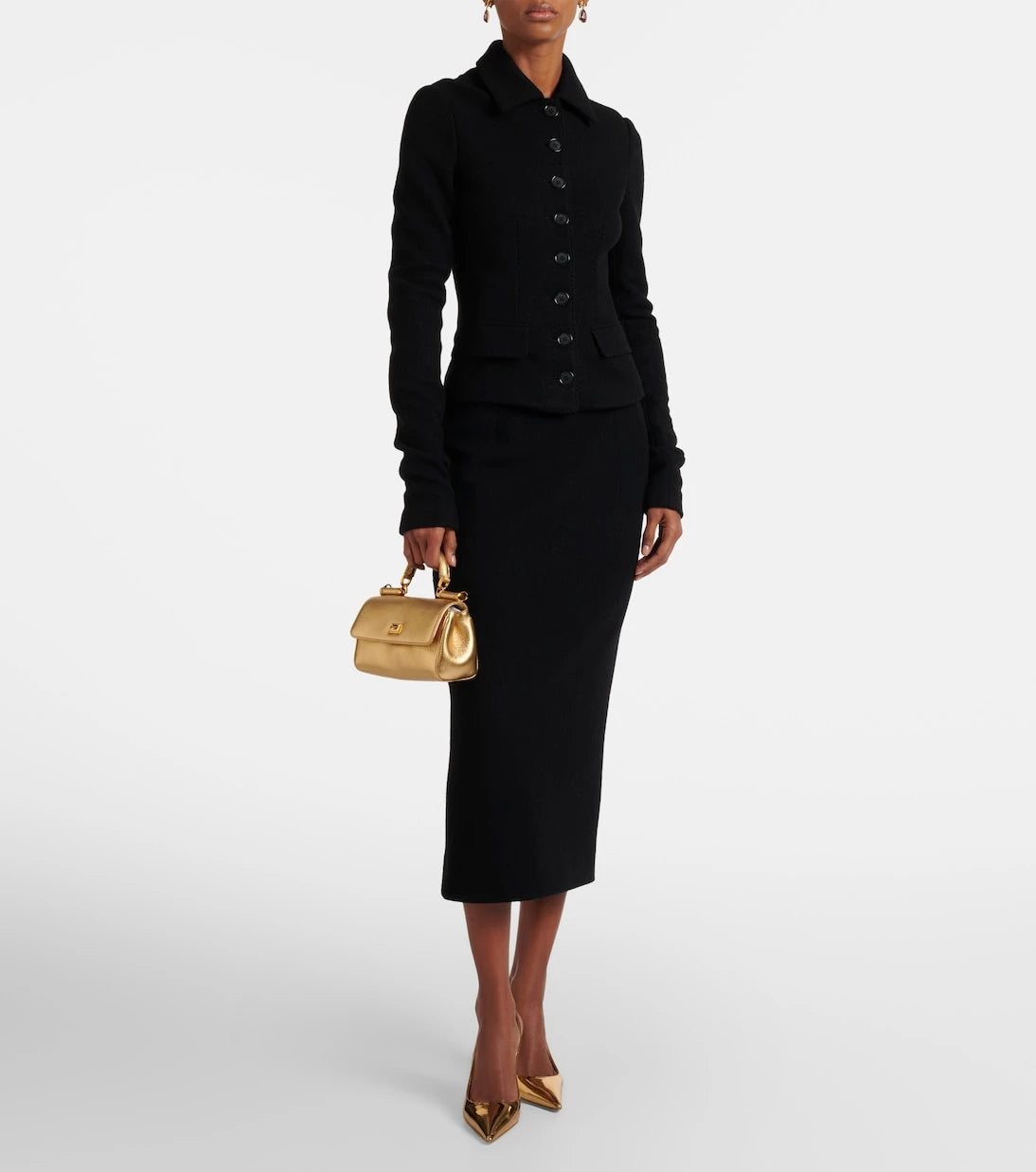 Dolce&Gabbana - My Sicily metallic leather tote bag