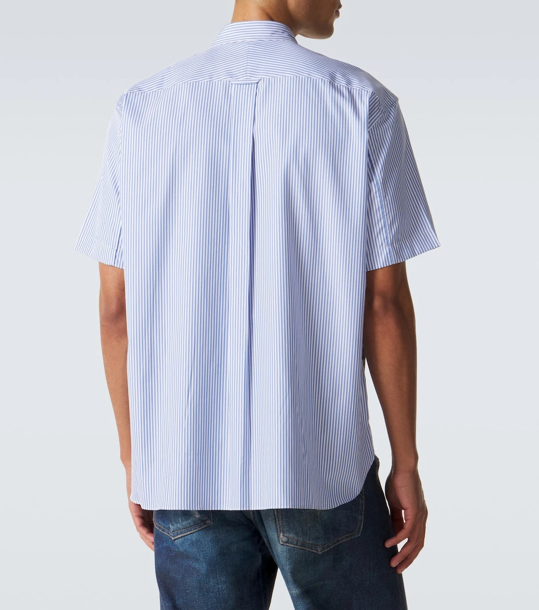 Junya Watanabe - Patchwork striped cotton shirt