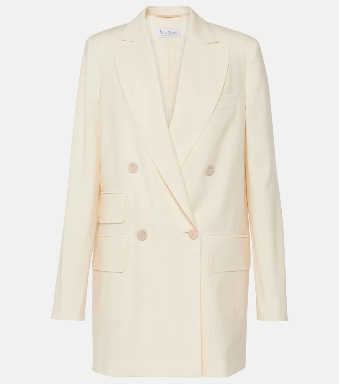 Max Mara - Double-breasted virgin wool blazer