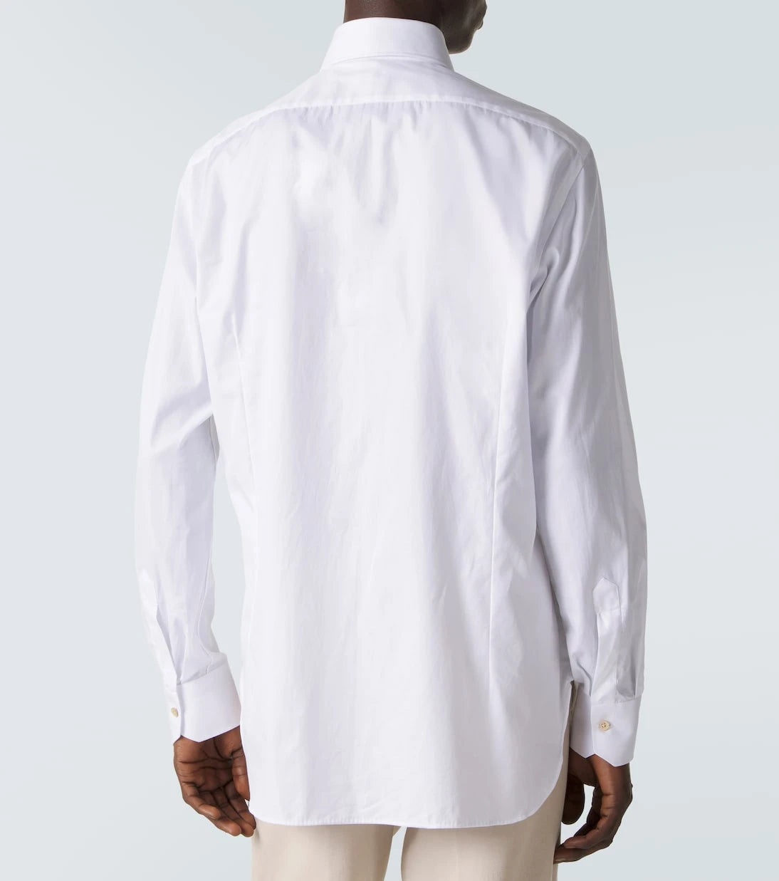 Kiton - قميص بوبلين قطني