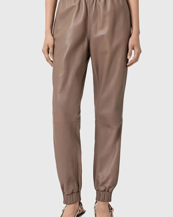 AllSaints JEN Deri Pantolon