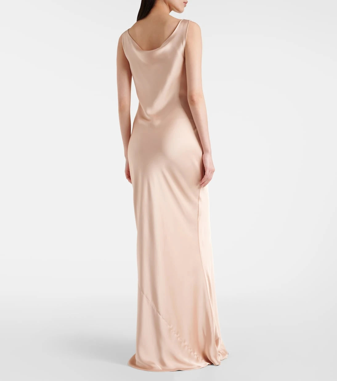 Norma Kamali - Draped satin gown