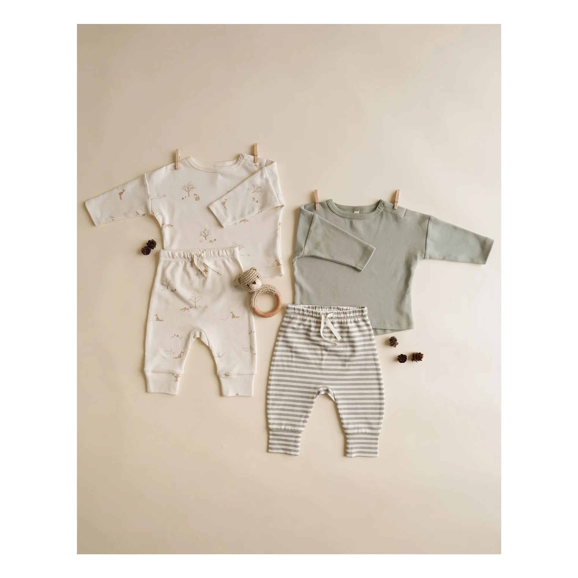 Quincy Mae - Organic cotton fox T-shirt | Ivory